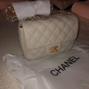 Mini square leather bag Chanel
